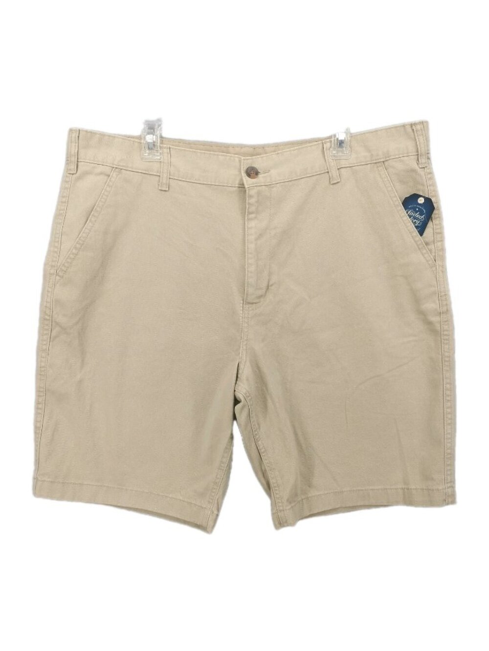NWT Faded Glory Men Size 40 Shorts Khaki Tan Relaxed Fit Workwear Above Knee Y2K